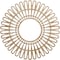 Ekena Millwork Cornelius Wood Fretwork Pierced Ceiling Medallion, Red Oak, 40"OD x 14 7/8"ID x 1/4"T CMWP40X0250CRRO - alternate 1